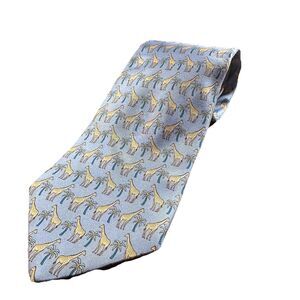Brooks Brothers Makers | Funny Giraffe Palm Tree Novelty Pure Silk Necktie